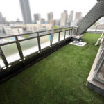 大阪市Ｆ様 テラスの人工芝